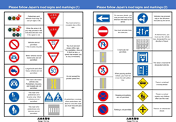 Follow the rules and drive safely in Japan.