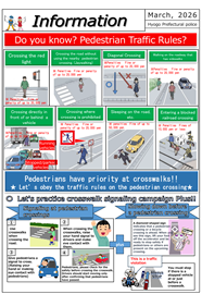 Do you know? Pedestrian Traffic Rules?