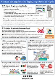 Respeite as regras e dirija com segurança no Japão.