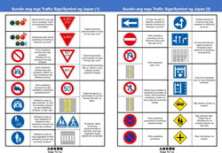 Sundin ang mga patakaran at magmaneho nang ligtas sa Japan.