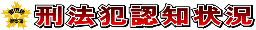 刑法犯認知状況