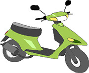 バイクのイラスト