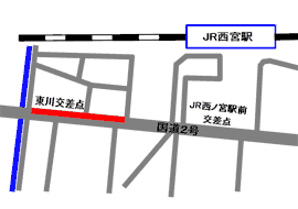 西宮1地図