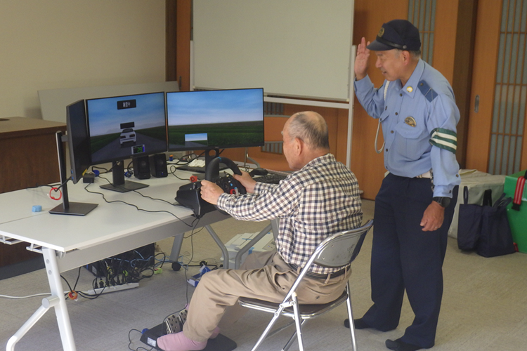 歩行者シミュレーターの写真