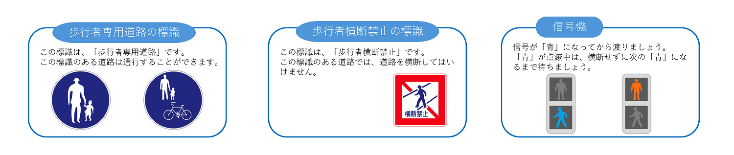 歩行者としての交通ルール01