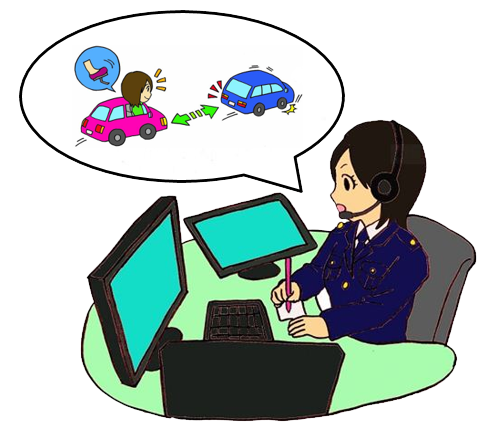 あおり運転イラスト